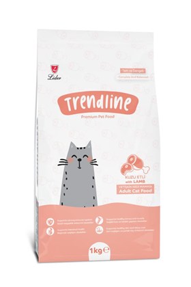 Trendline Kuzu Etli ve Pirinçli Yetişkin Kedi Maması 1kg