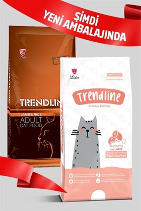 Trendline Kuzu Etli ve Pirinçli Yetişkin Kedi Maması 1kg