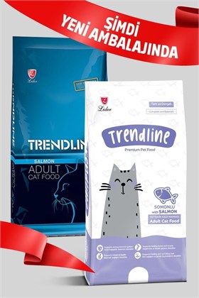 Trendline Somonlu Yetişkin Kedi Maması 1kg