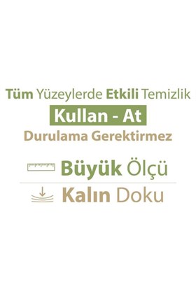 Turco Doğadan Pratik Temizlik Turco Doğadan Pratik Yüzey Temizlik Havlusu 8X100 (800 Yaprak)