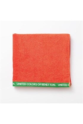 United Colors of Benetton Be-Home %100 Pamuk Kırmızı 90x160 cm Plaj Havlusu