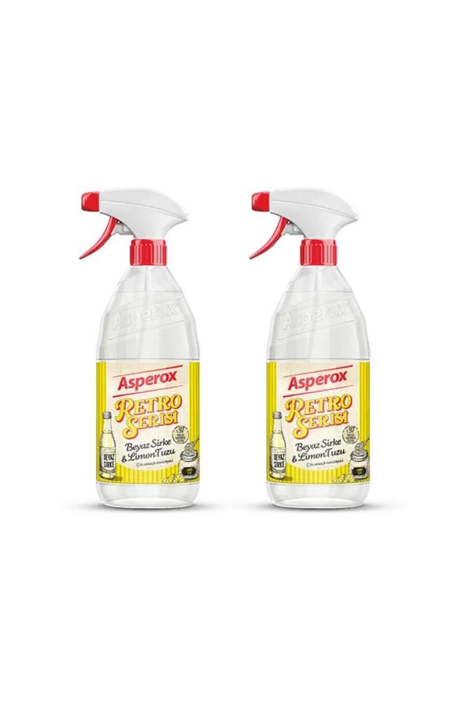 ASPEROX RETRO SERİSİ BEYAZ SİRKE& LİMON TUZU 1000ML (2 ADET)