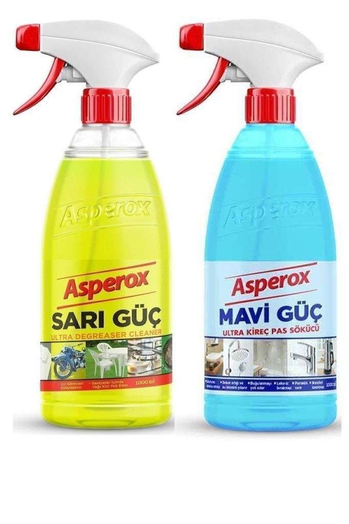 ASPEROX Sarı Güç + Mavi Güç Sprey 2 x 1 L