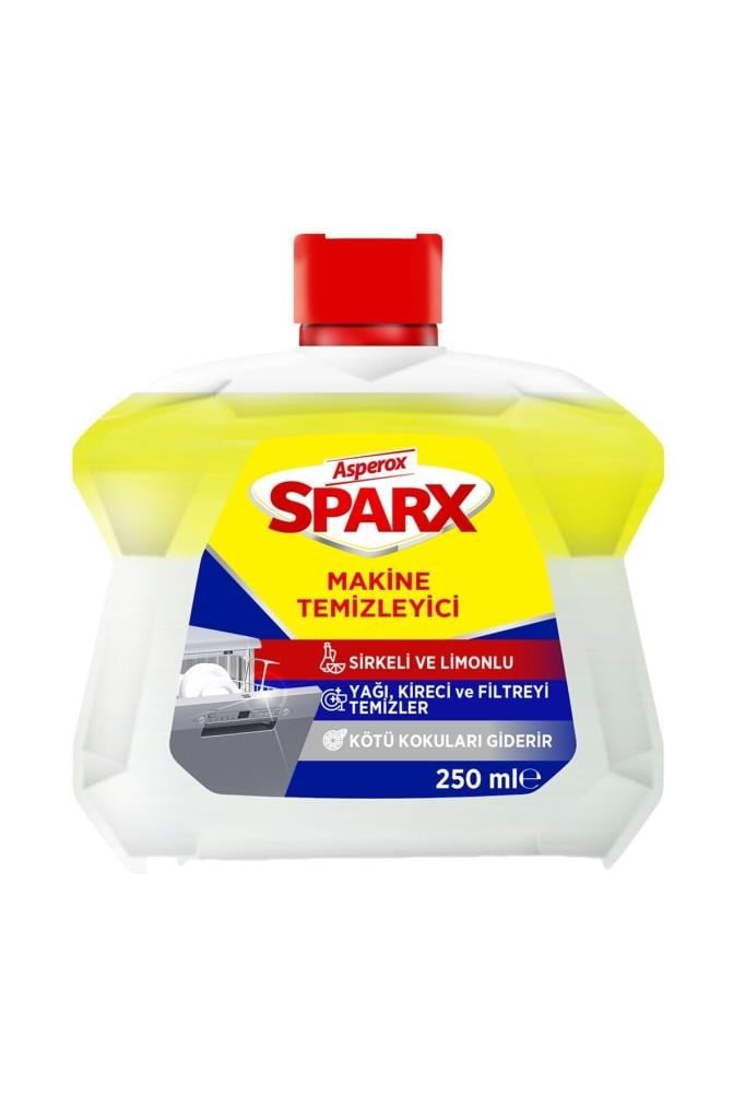 ASPEROX Sparx Makine Temizleyicisi Sirkeli Limonlu 250 ML