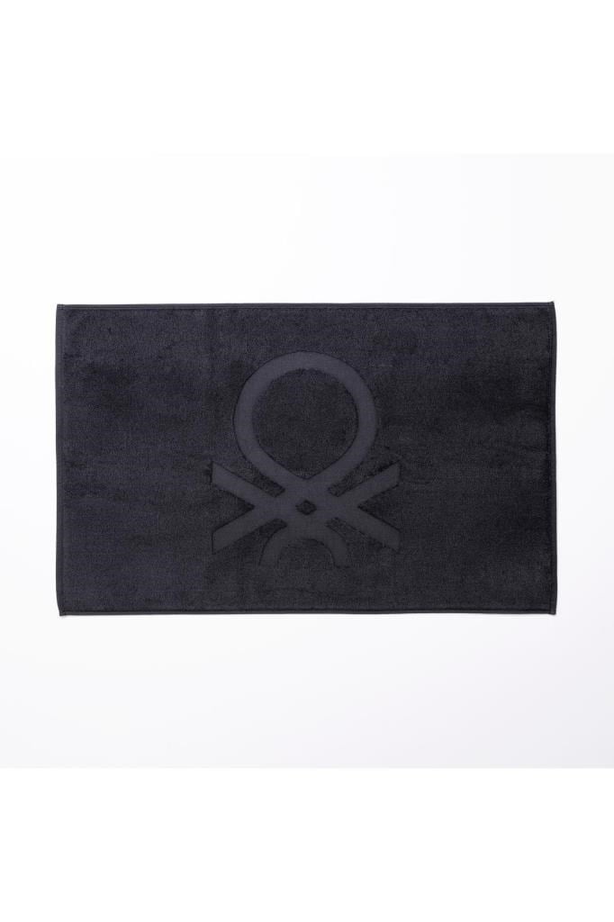 Benetton %100 Pamuk Siyah 50x80 cm Banyo Paspas Havlu