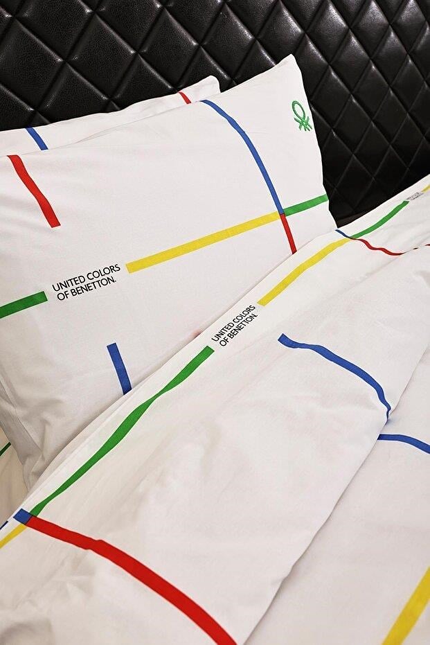 Benetton Home Karışık Renk Çift Kişilik Ranforce Nevresim Seti