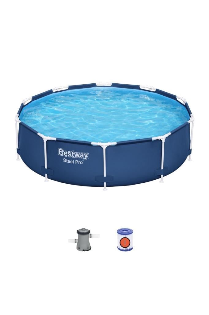 Bestway ® 56679 Steel Pro™ Prefabrik Yerüstü Çember Havuz 3,05 M X 76 Cm