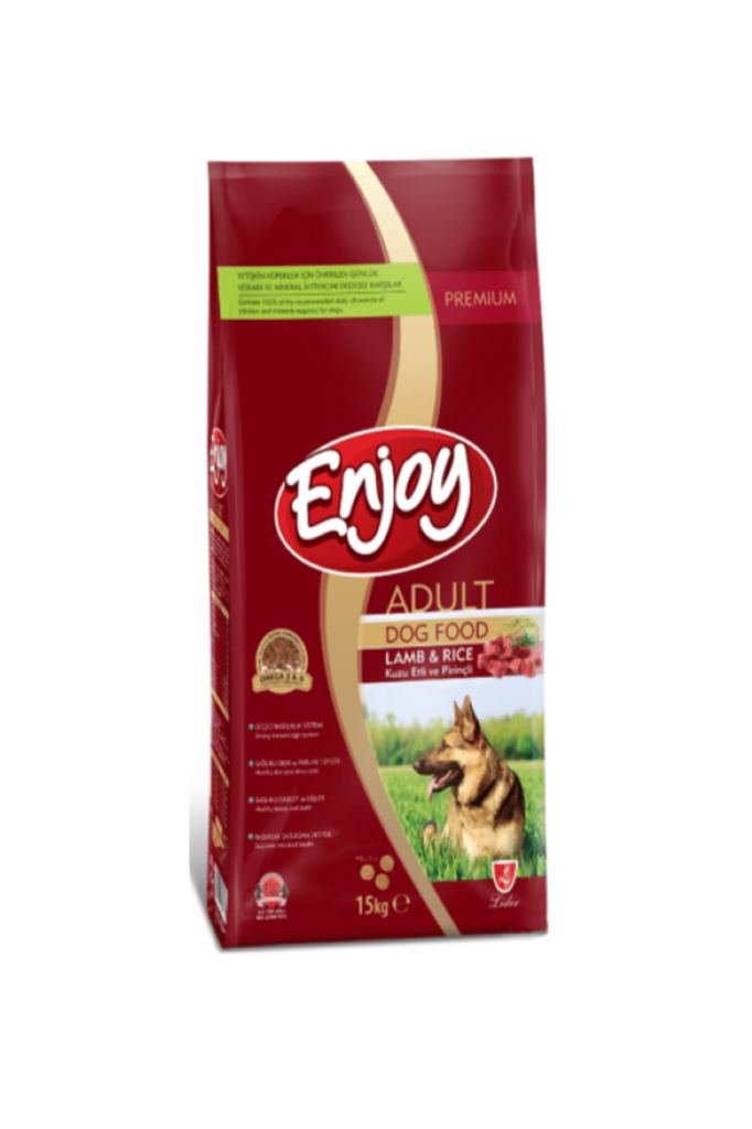 Enjoy Premium Kuzu Etli Yetişkin Köpek Maması 15 Kg