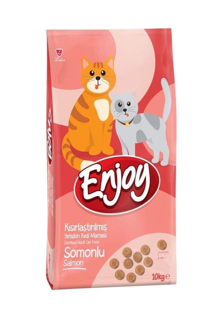 Enjoy Somonlu Yet.Kıs.Kedi Maması 10 Kg 2285