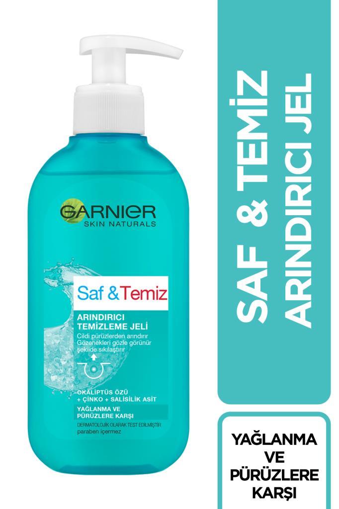 Garnier Saf & Temiz Yağlanma Ve Pürüzlere Karşı Temizleme Jeli 200ml 