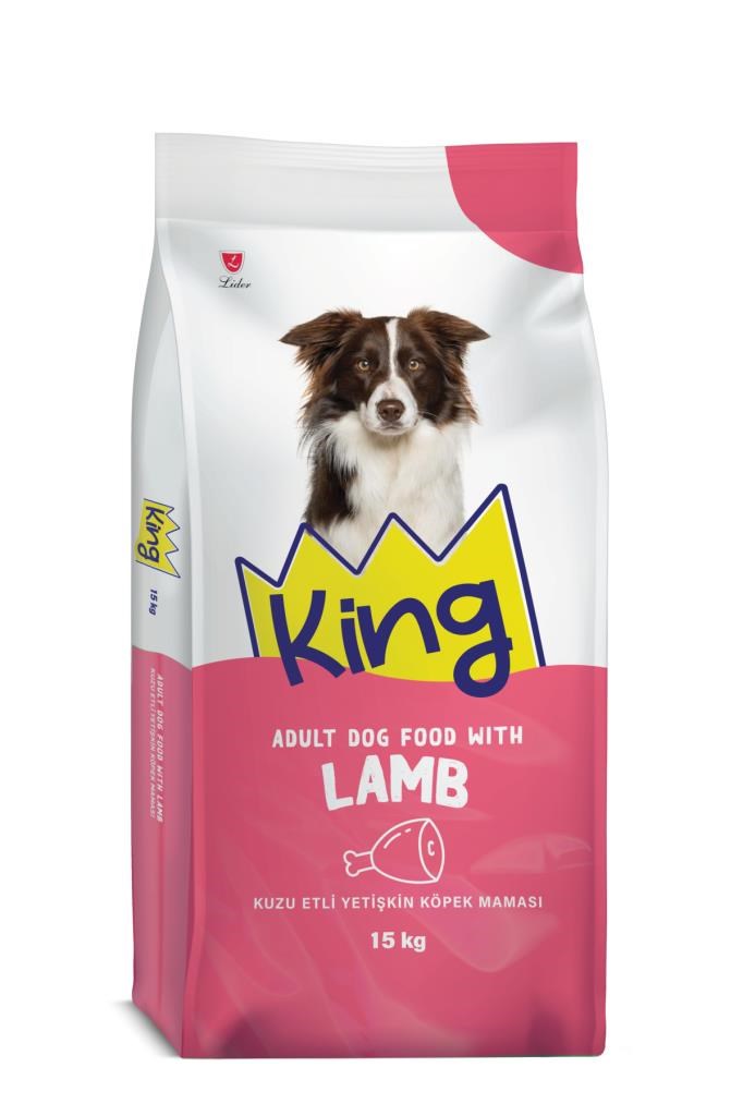 King Kuzu Etli Yetişkin Köpek Maması 15 Kg