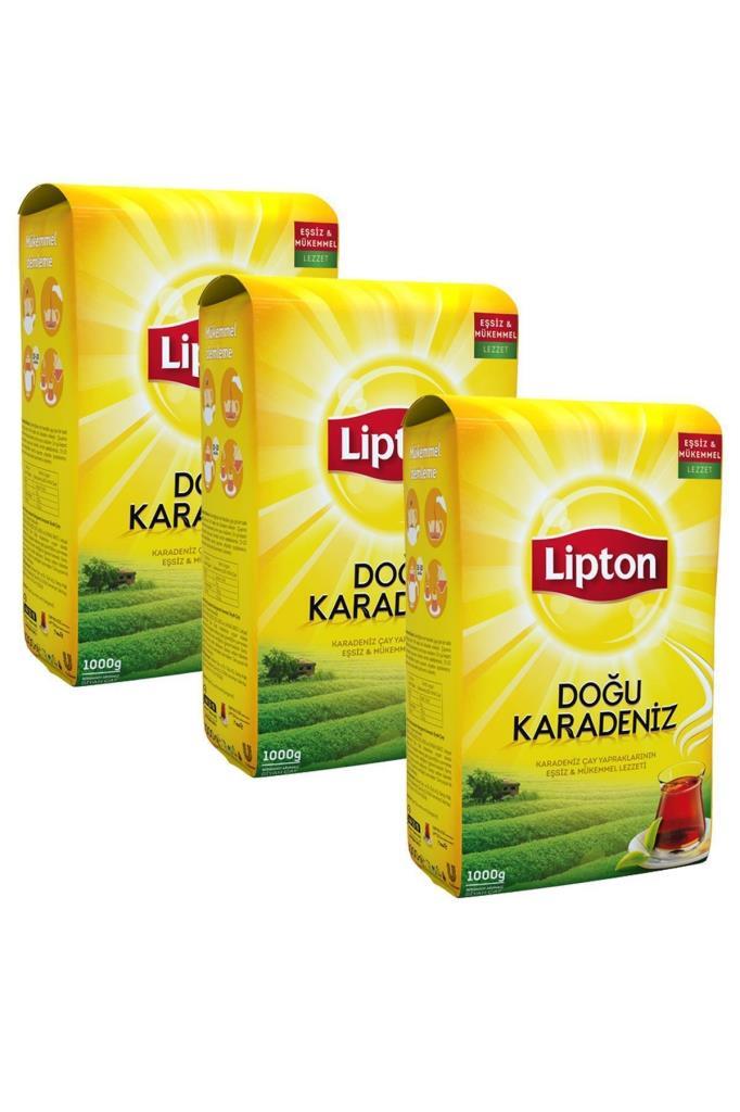 Lipton Doğu Karadeniz Dökme Çay 1000 Gr x 3 Adet