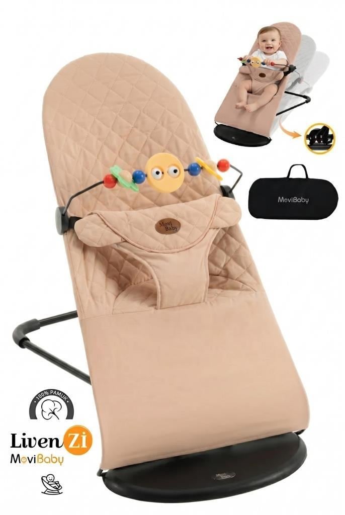 Livenzi Mobibaby Ana Kucağı Cotton Deluxe - Karamel
