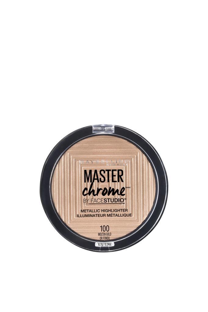 Maybelline New York Metalik Aydınlatıcı - Master Chrome Metallic Highlighter Molten Gold