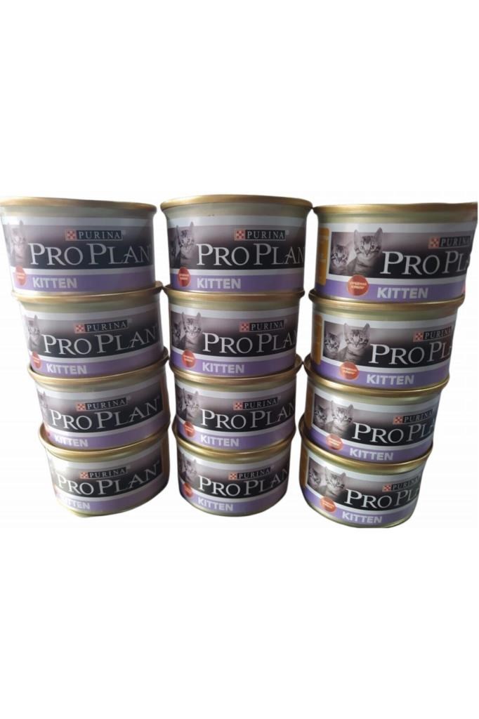 Pro Plan Kitten Tavuk Etli Konserve Yavru Kedi Maması - 85 gr X 12 Adet