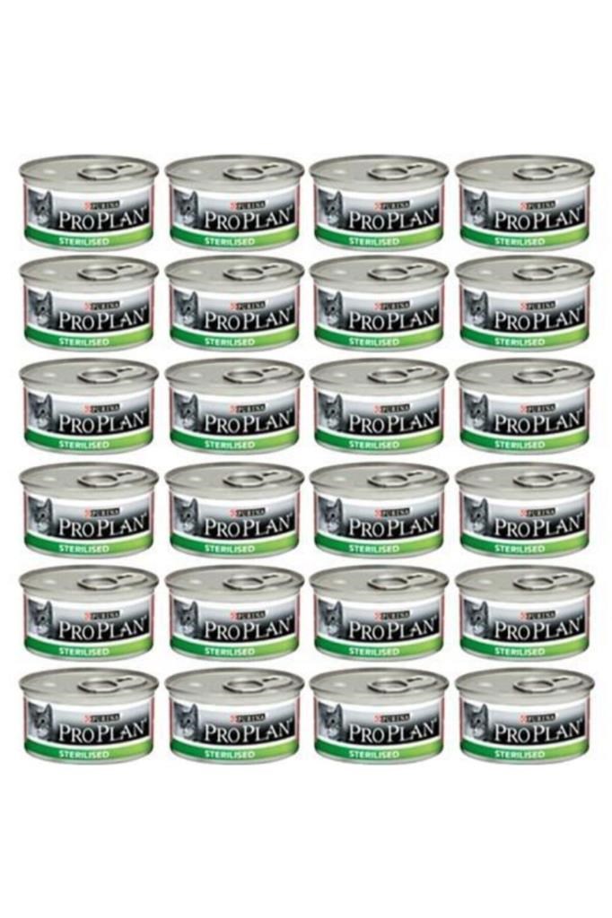 Pro Plan Sterilised Somonlu Kısırlaştırılmış Kedi Konservesi 85 Gr X 24 Adet