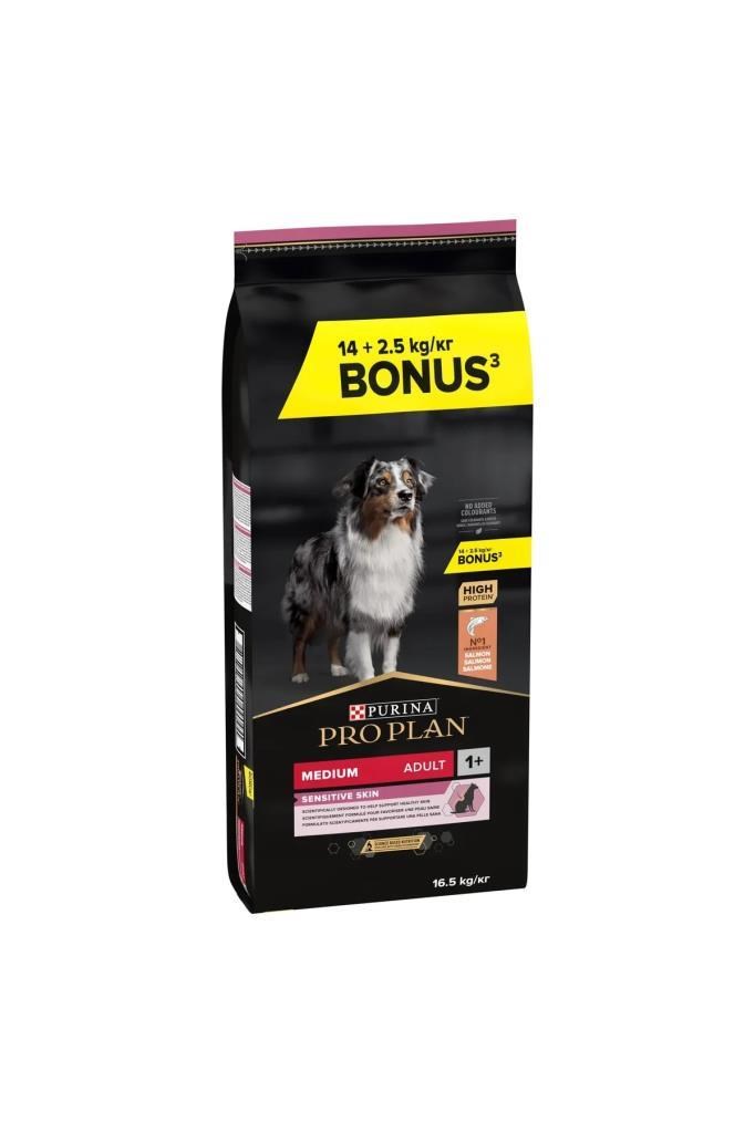 Proplan Somonlu Hassas Yetişkin Kuru Köpek Maması 14+2,5 Kg
