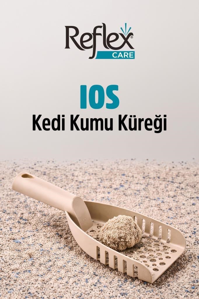 Reflex Care İos Kedi Kumu Küreği Bej (29,5 x 9,5 x 3,5 cm)