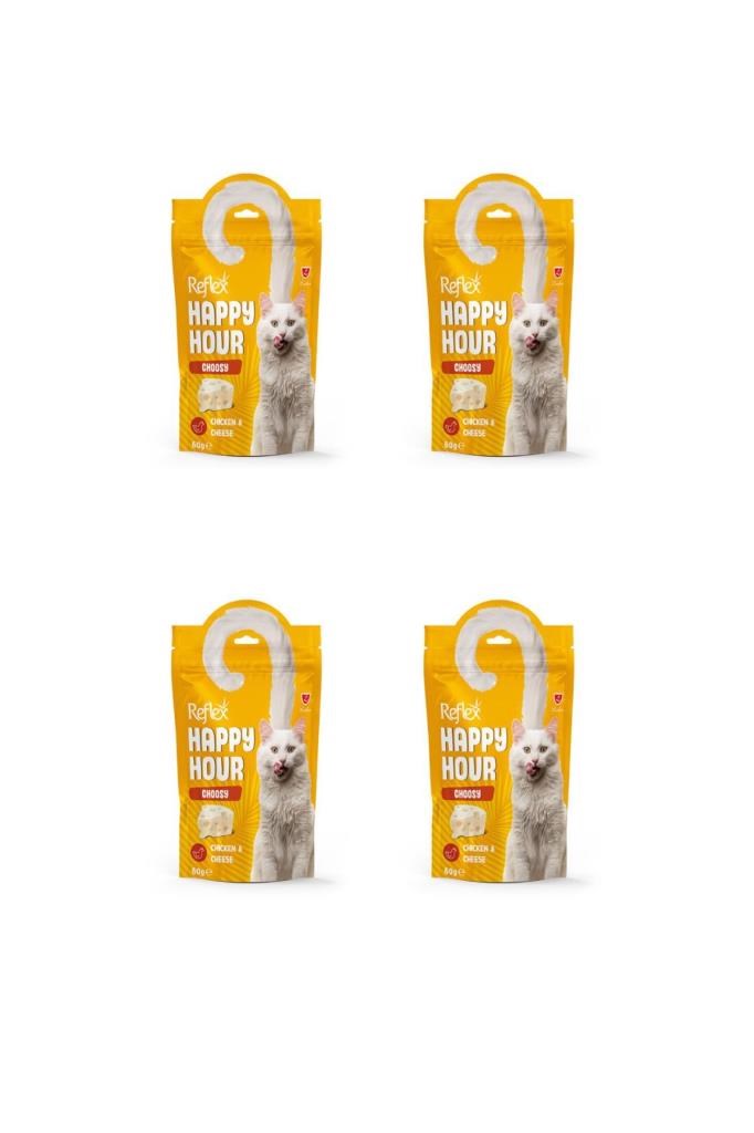 Reflex Happy Hour Seçici Kediler İçin Kedi Ödül Maması 60gr 4 Adet