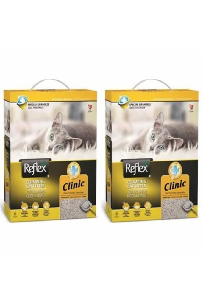Reflex Klinik Kedi Kumu - 6 lt x 2 Adet