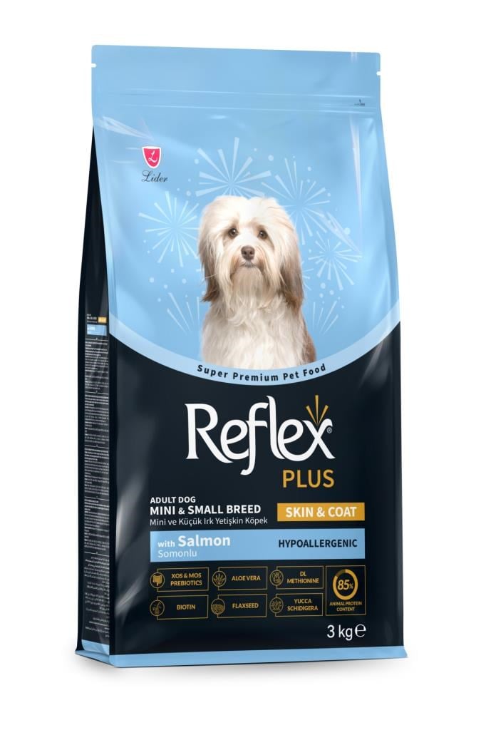 Reflex Plus Hipoalerjenik Mini ve Küçük Irklar için Somonlu Yetişkin Köpek Maması 3 kg