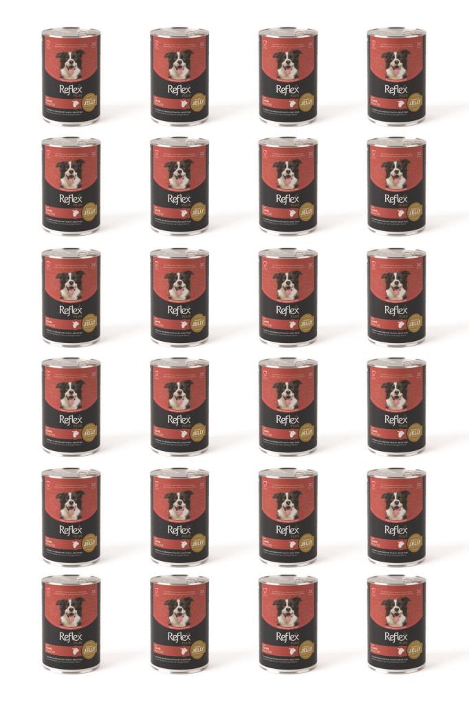 Reflex Plus Parça Kuzu Etli Köpek Konservesi 24X400 Gr