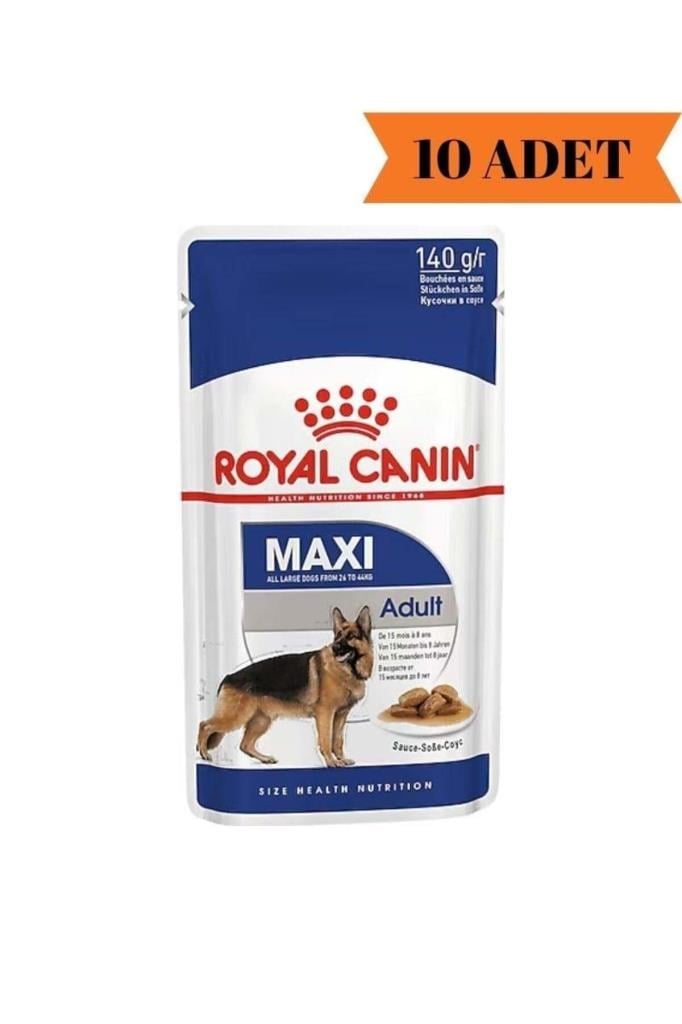 Royal Canin Maxi Adult Gravy Yetişkin Köpek Konservesi 10 Adet 140 gr