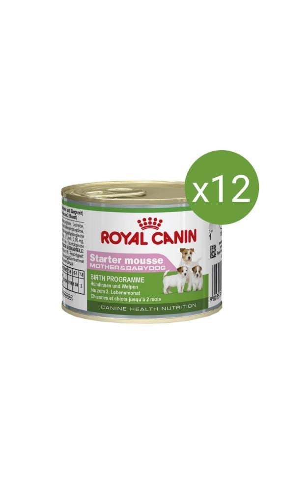 Royal Canin Starter Mousse Mother Babydog Yavru Köpek Konservesi 195 Gr x 12