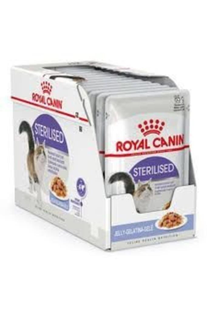 Royal Canin ® Sterilised Jelly Kısırlaştırılmış Yetişkin Kedi Yaş Maması 85 Gr*12