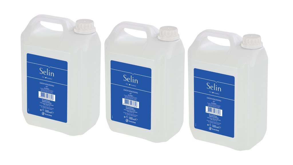 Selin Limon Kolonyası 5 Litre x 3 Adet