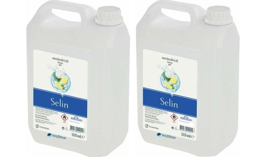 Selin Nemlendiricili Limon Kolonyası 5 lt x 2 Adet