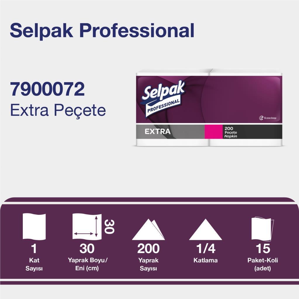 Selpak Professional Extra Peçete-200 Lü