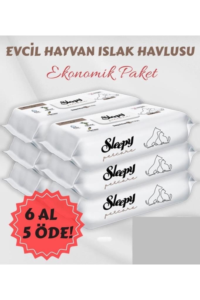Sleepy 6 AL 5 Öde Evcil Hayvan Mendili