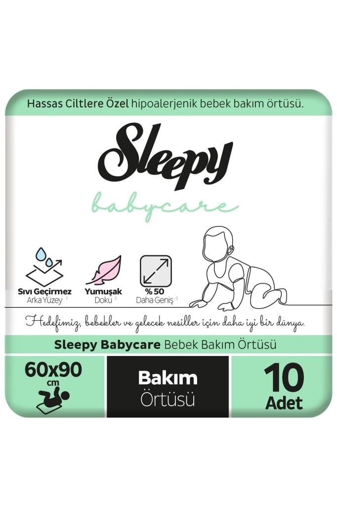 Sleepy Babycare Bebek Bakım Örtüsü 60x90 cm 10 Adet