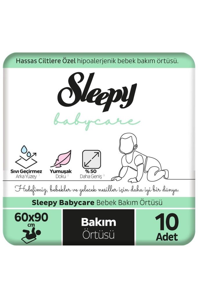 Sleepy Babycare Bebek Bakım Örtüsü 60x90 cm 10 Adet