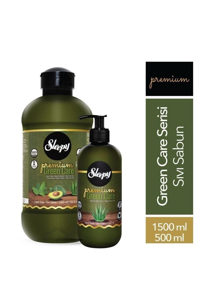 Sleepy Premium Green Care Serisi Sıvı Sabun 1500 Ml + 500 Ml