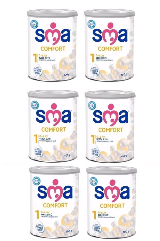 SMA COMFORT 1 Numara 400 GR 0-6 Ay 6`lı (2400GR)