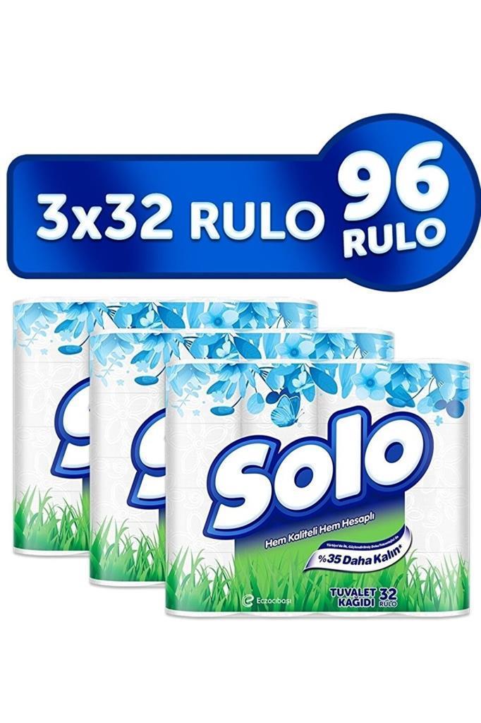 Solo Tuvalet Kağıdı 96 Rulo (32x3 Rulo)