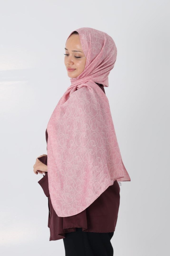 Aria Zincir Şal Şeker Pembe