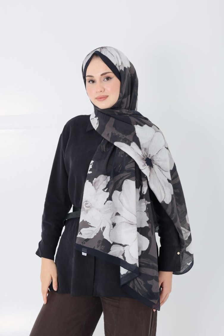 Diamond Elisa Şal Siyah 