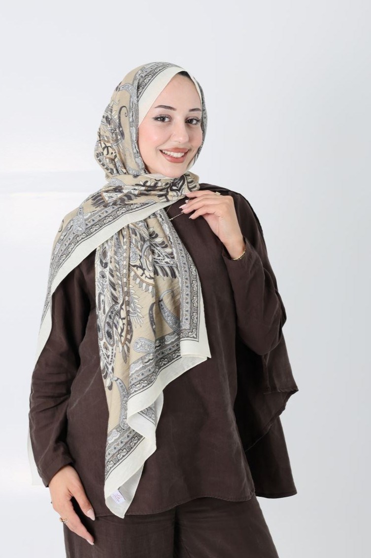 Diamond Mimoza Şal Bej