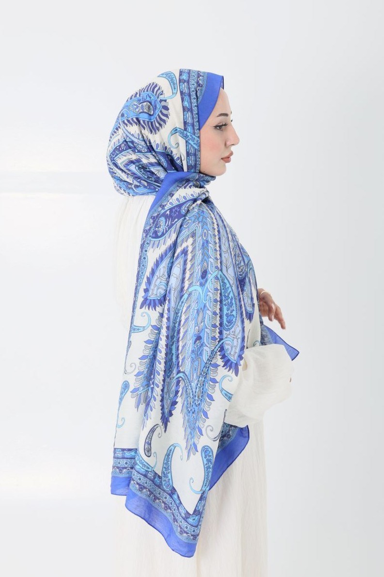 Diamond Mimoza Şal Saks 