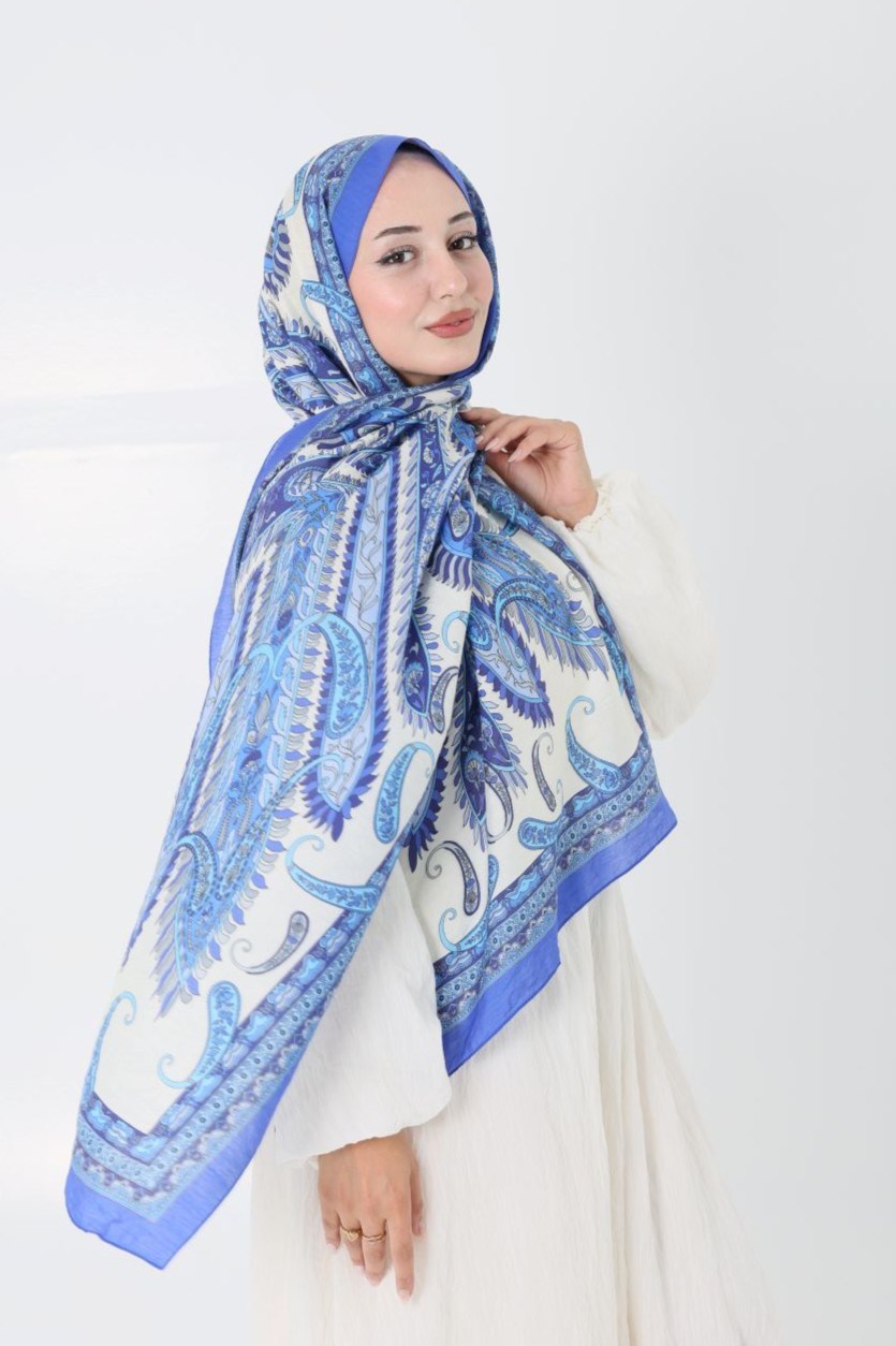 Diamond Mimoza Şal Saks 