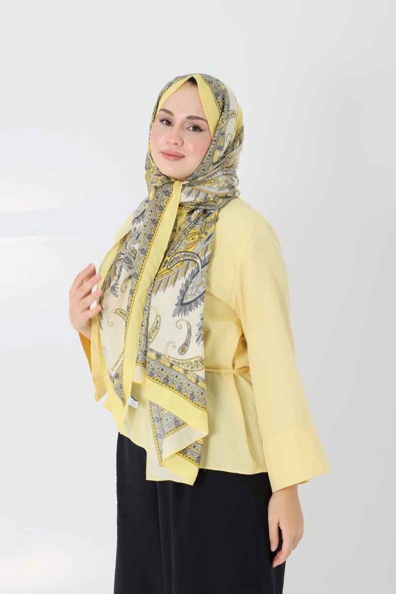 Diamond Mimoza Şal Sarı
