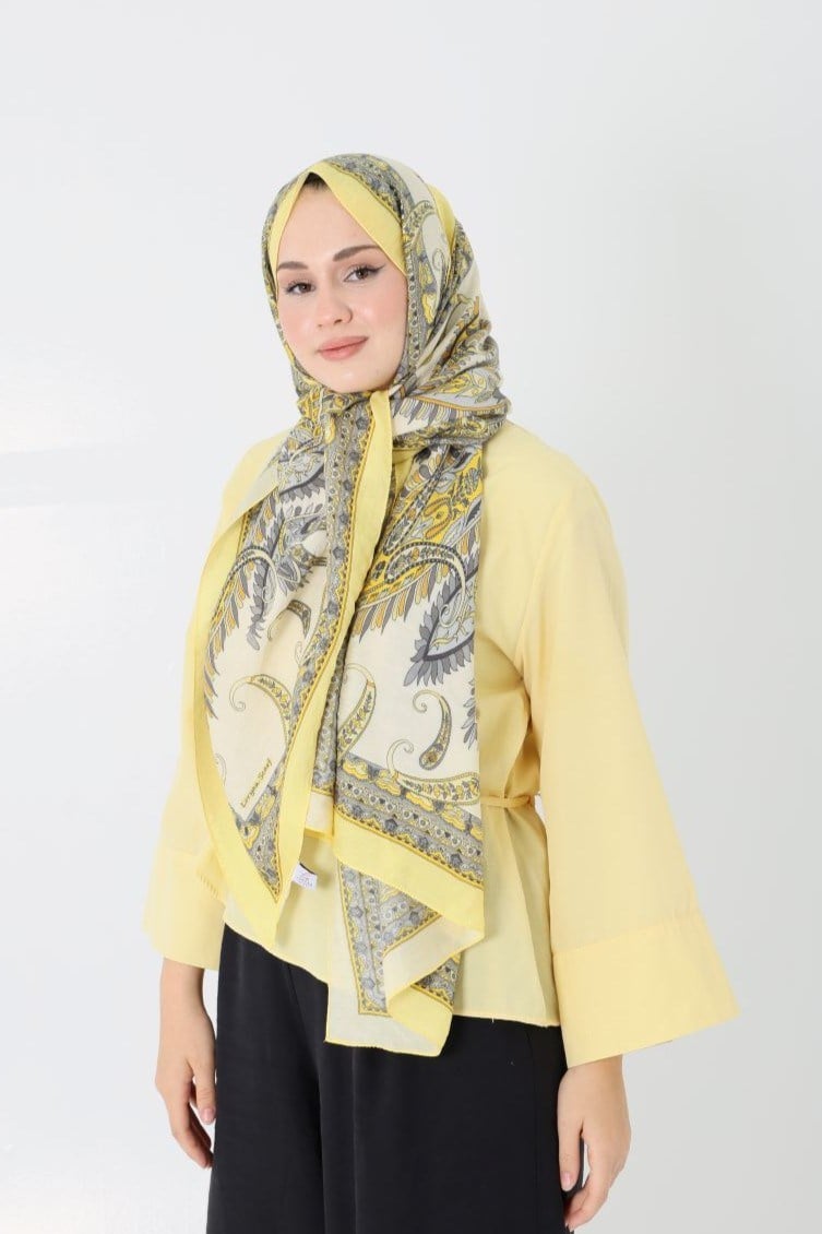 Diamond Mimoza Şal Sarı