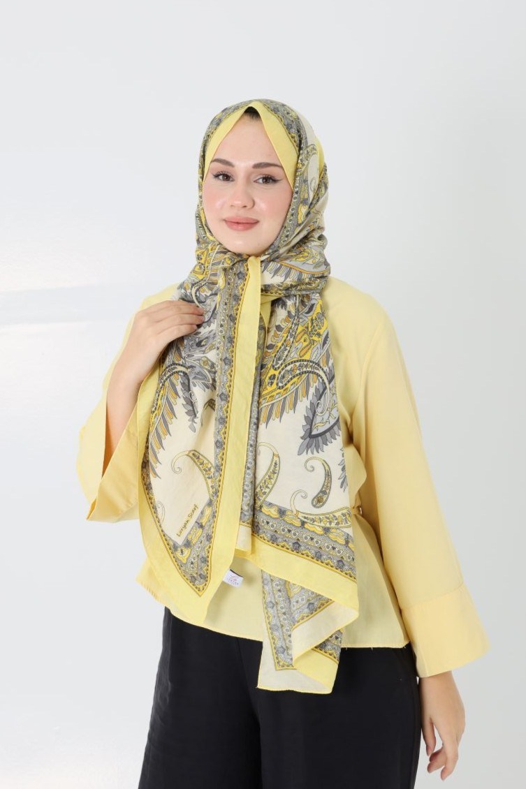 Diamond Mimoza Şal Sarı