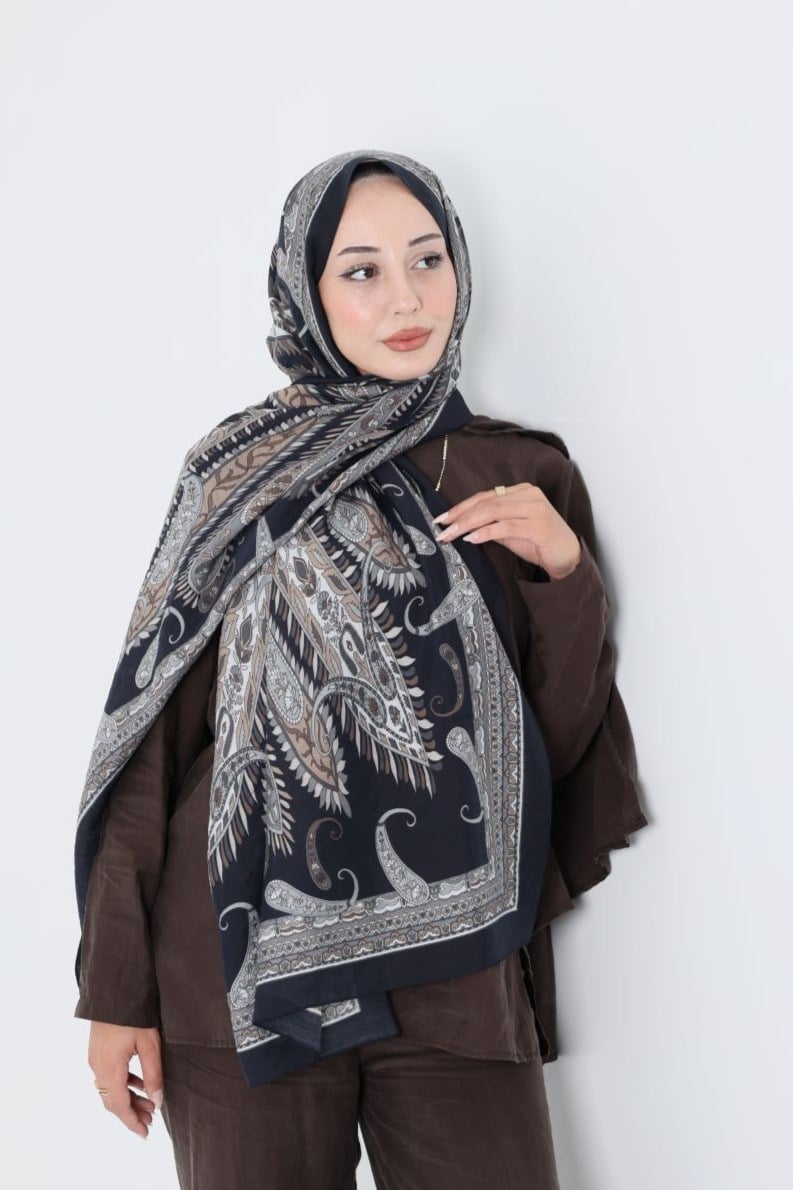 Diamond Mimoza Şal Siyah 
