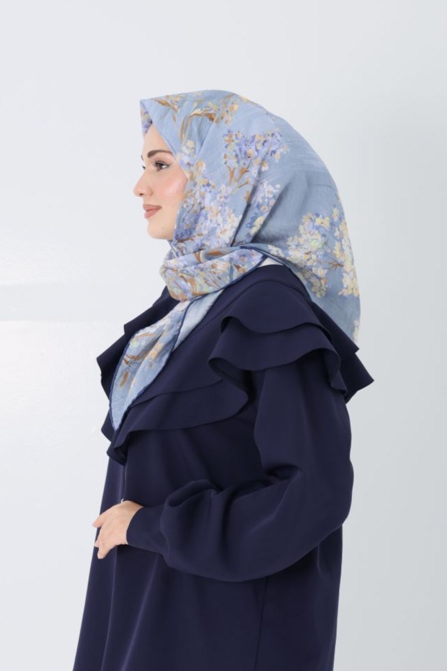 Diamond Pıtırcık Eşarp İndigo