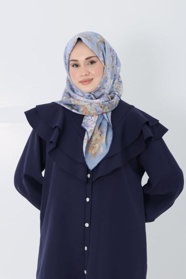 Diamond Pıtırcık Eşarp İndigo