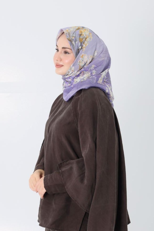 Diamond Pıtırcık Eşarp Mor